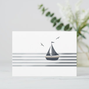 D'accompagnement carte de détails de mariage sur la côte de la Nouv