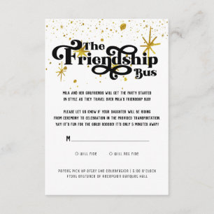 D'accompagnement Carte de détails de transport pour Bat Mitzvah