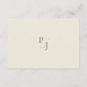 D'accompagnement Carte de détails du Mariage de marguerite botaniqu (Dos)