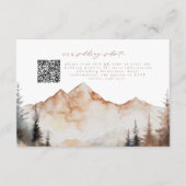 D'accompagnement Carte de détails du Mariage du code QR de Fall Mou (Devant)