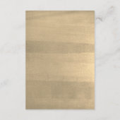 D'accompagnement Carte de détails du Mariage Feuille Falling Gold G (Dos)