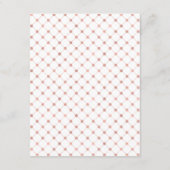 D'accompagnement Carte de détails du Mariage Gold Crest Rose classi (Dos)