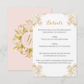 D'accompagnement Carte de détails du Soleil Emmêlé (Devant / Derrière)