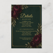 Carte de détails Emerald Elegance