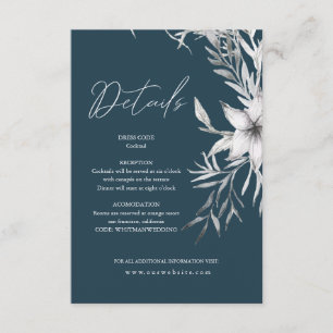 D'accompagnement Carte de détails floraux rêveurs Enclosure