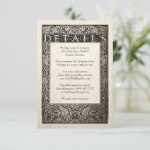 D'accompagnement Carte de détails mariage | Collection Ivy de Champ (Debout devant)