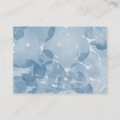 D'accompagnement Carte de détails mariage couleur bleu clair classi (Dos)