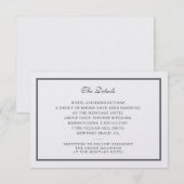 D'accompagnement Carte de détails Pearl Shimmer (Devant / Derrière)