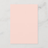 D'accompagnement Carte de détails sur les oiseaux Whimsical Rose (Dos)