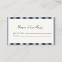 Carte de devinette pour Baby Shower avec des rayur