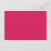 D'accompagnement Carte de direction 3,5 x 5 Boucles/torons rose fra (Dos)