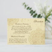 D'accompagnement Carte de direction 3,5 x 5 Fête marocaine (Debout devant)