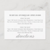 D'accompagnement Carte de direction | Chevron (Devant)