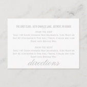 D'accompagnement Carte de direction | Chevron (Devant)