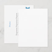 D'accompagnement Carte de direction de l'étoile juive David Twins B (Devant / Derrière)