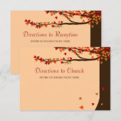 D'accompagnement Carte de direction des Inséparables tombant du coe (Devant / Derrière)