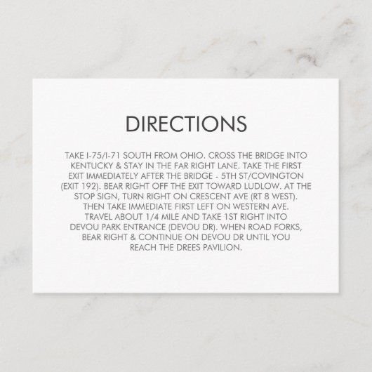 D'accompagnement Carte de direction du Mariage Tangram Heart (Devant)