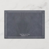 D'accompagnement Carte de direction élégamment marquée (Dos)