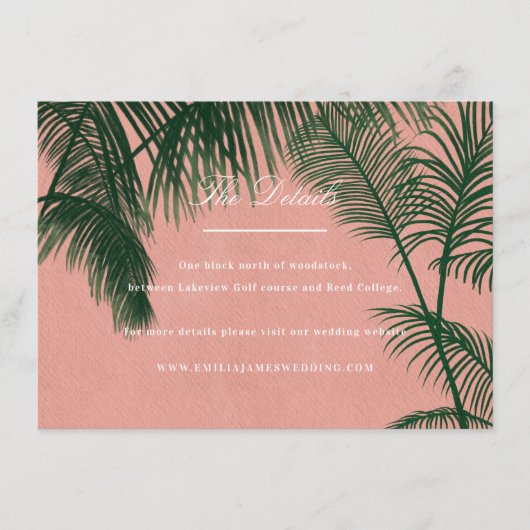 D'accompagnement Carte de direction Palm Springs (Devant)