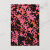 D'accompagnement Carte de direction pour bébé à fleurs de printemps (Dos)