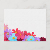 D'accompagnement Carte de directions de mariage lumineuse et coloré (Dos)