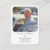 D'accompagnement Carte de documentation commémorative pour toujours (Devant)