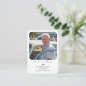 D'accompagnement Carte de documentation commémorative pour toujours (Debout devant)