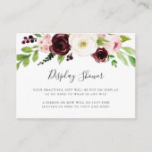 D'accompagnement Carte de douche d'affichage Blush Romance (Devant)