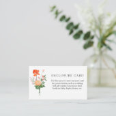 D'accompagnement Carte de douche de jardin de fleurs sauvages Boho (Debout devant)