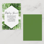 D'accompagnement Carte de douche de présentation Magnolia Blush (Devant / Derrière)