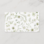 D'accompagnement Carte de douche d'exposition botanique (Dos)