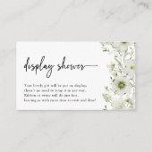 D'accompagnement Carte de douche d'exposition botanique (Devant)