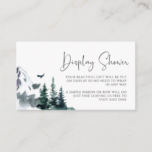 D'accompagnement Carte de douche d'hiver (Devant)