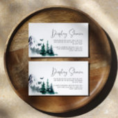 D'accompagnement Carte de douche d'hiver