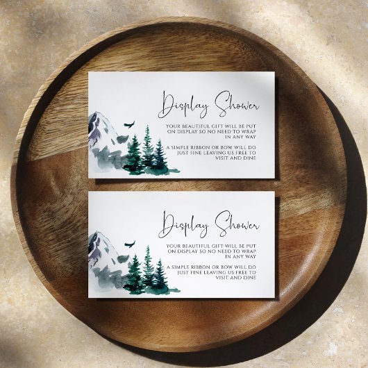 D'accompagnement Carte de douche d'hiver