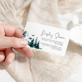 D'accompagnement Carte de douche d'hiver