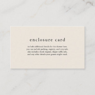 D'accompagnement Carte de félicitations pour baby shower boho HANNA
