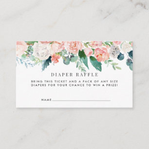 D'accompagnement Carte de fermeture à rabat à Baby shower floral
