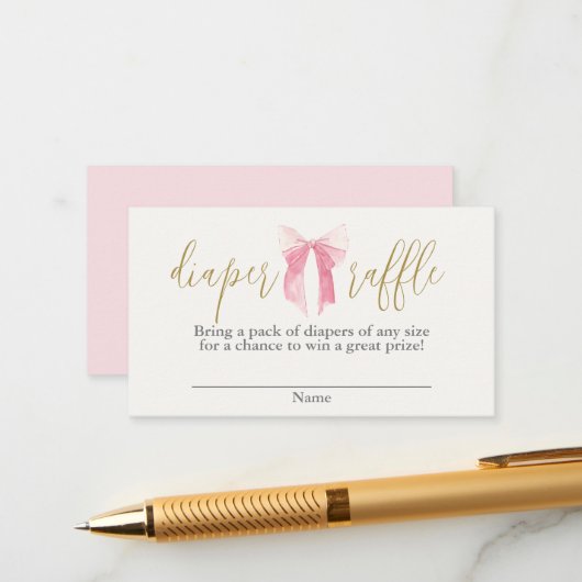 D'accompagnement Carte de fermeture à rabat à couches roses (Devant/Arrière en situation)