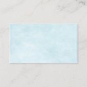 D'accompagnement Carte de fermeture à rabat à parapluie bleu (Dos)