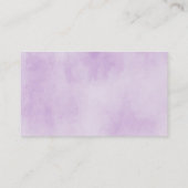 D'accompagnement Carte de fermeture à rabat à parapluie violet (Dos)