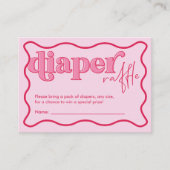 D'accompagnement Carte de fermeture à rabat Baby shower cerise (Devant)