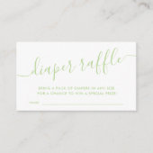 D'accompagnement Carte de fermeture à rabat pour bébé vert moderne (Devant)