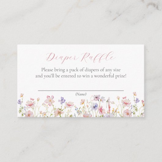 D'accompagnement Carte de fermeture à rabat pour couches de fleurs (Devant)