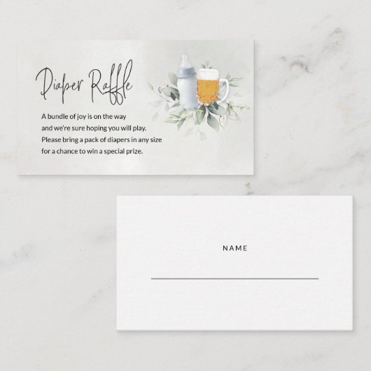 D'accompagnement Carte de fermeture à rouleaux de couches bébé bras (Devant / Derrière)