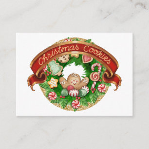 D'accompagnement Carte de fermeture de biscuits de Noël - Voir reto