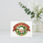 D'accompagnement Carte de fermeture de biscuits de Noël - Voir reto (Debout devant)