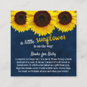 D'accompagnement Carte de fermeture de demande de carnet de Baby sh (Devant)