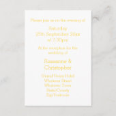 D'accompagnement Carte de fermeture de la réception de mariage Papi (Dos)