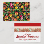 D'accompagnement Carte de fermeture de Noël / étiquette - SRF (Devant / Derrière)